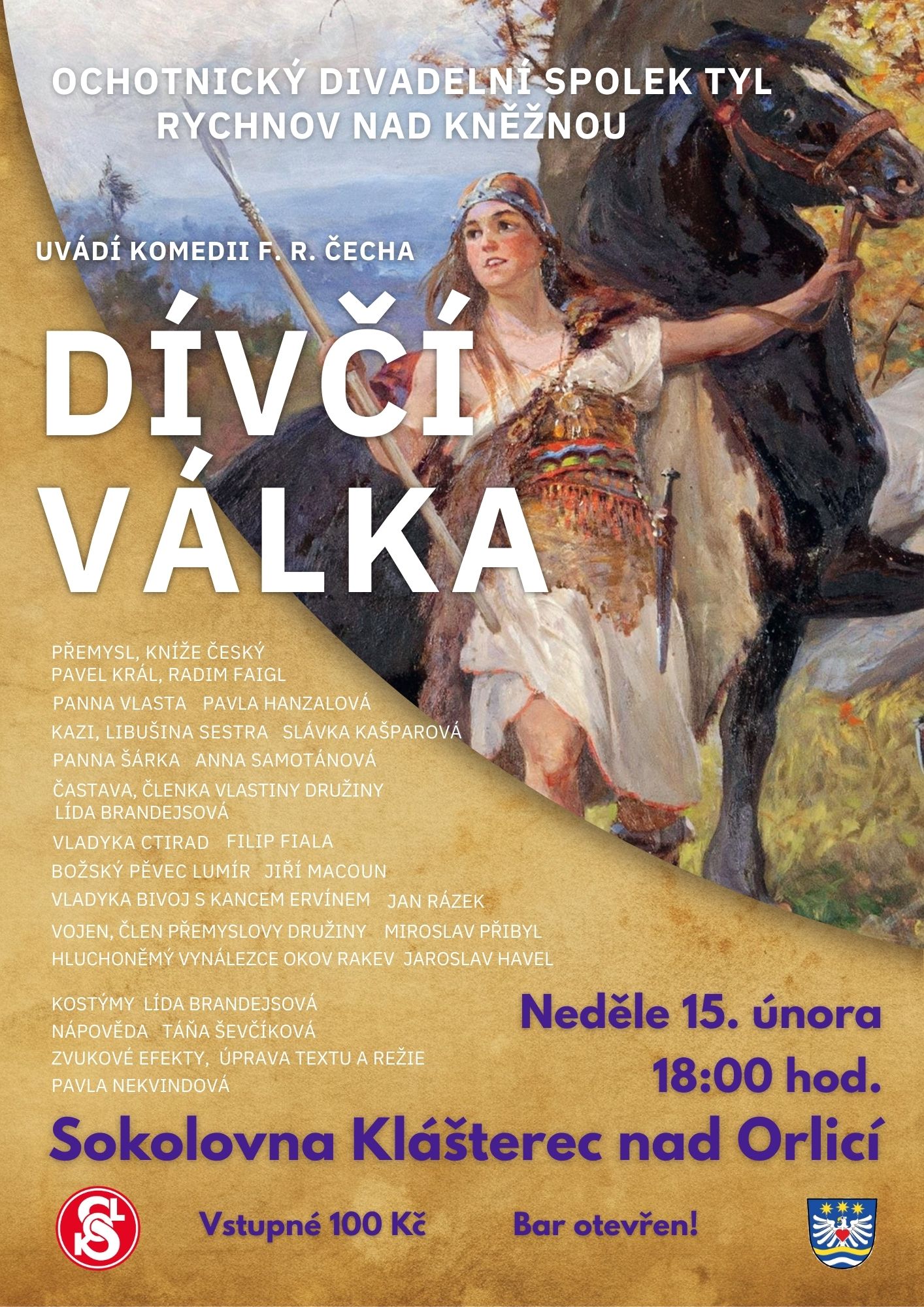 Divci valka plakat Kl